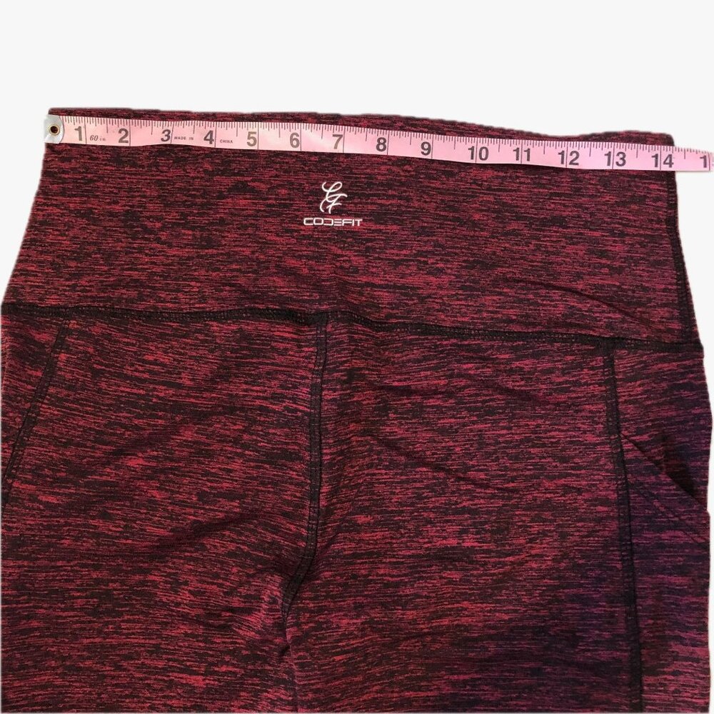 Codefit Women Yoga Workout Capri Leggings 2 Pockets Size Large - Picture 8 of 15